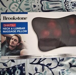 Brookstone Shiatsu Neck & Lumbar pillow